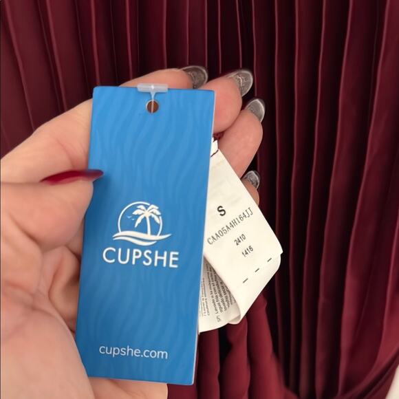 Cupshe Red Spaghetti Strap Midi dress - Picture 3 of 4